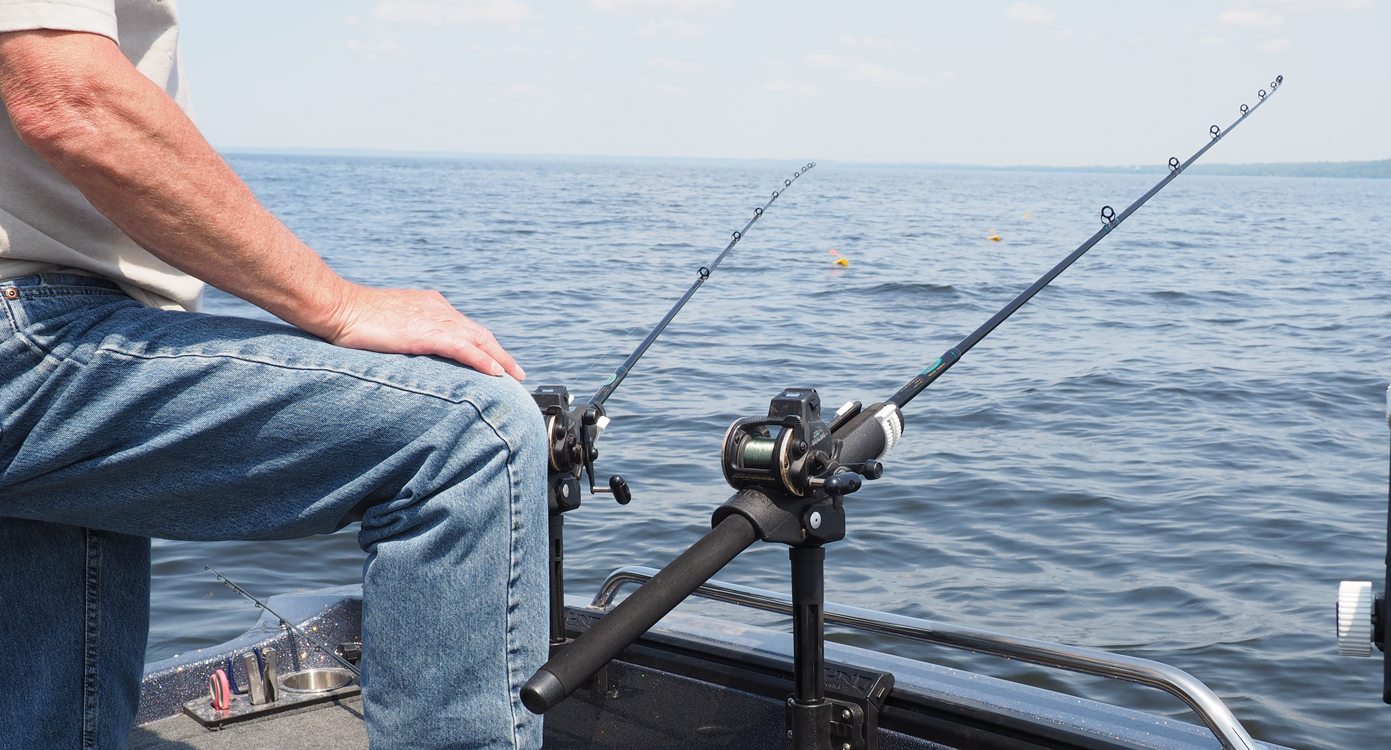 fish on rod holders